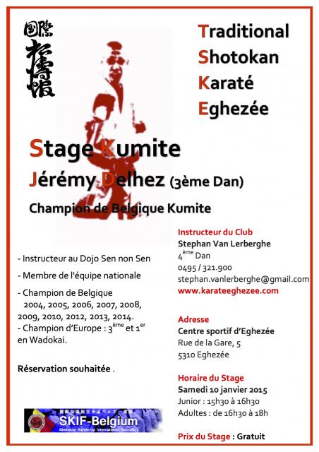 Affiche de stage jeremy delhez 10 janvier 2016