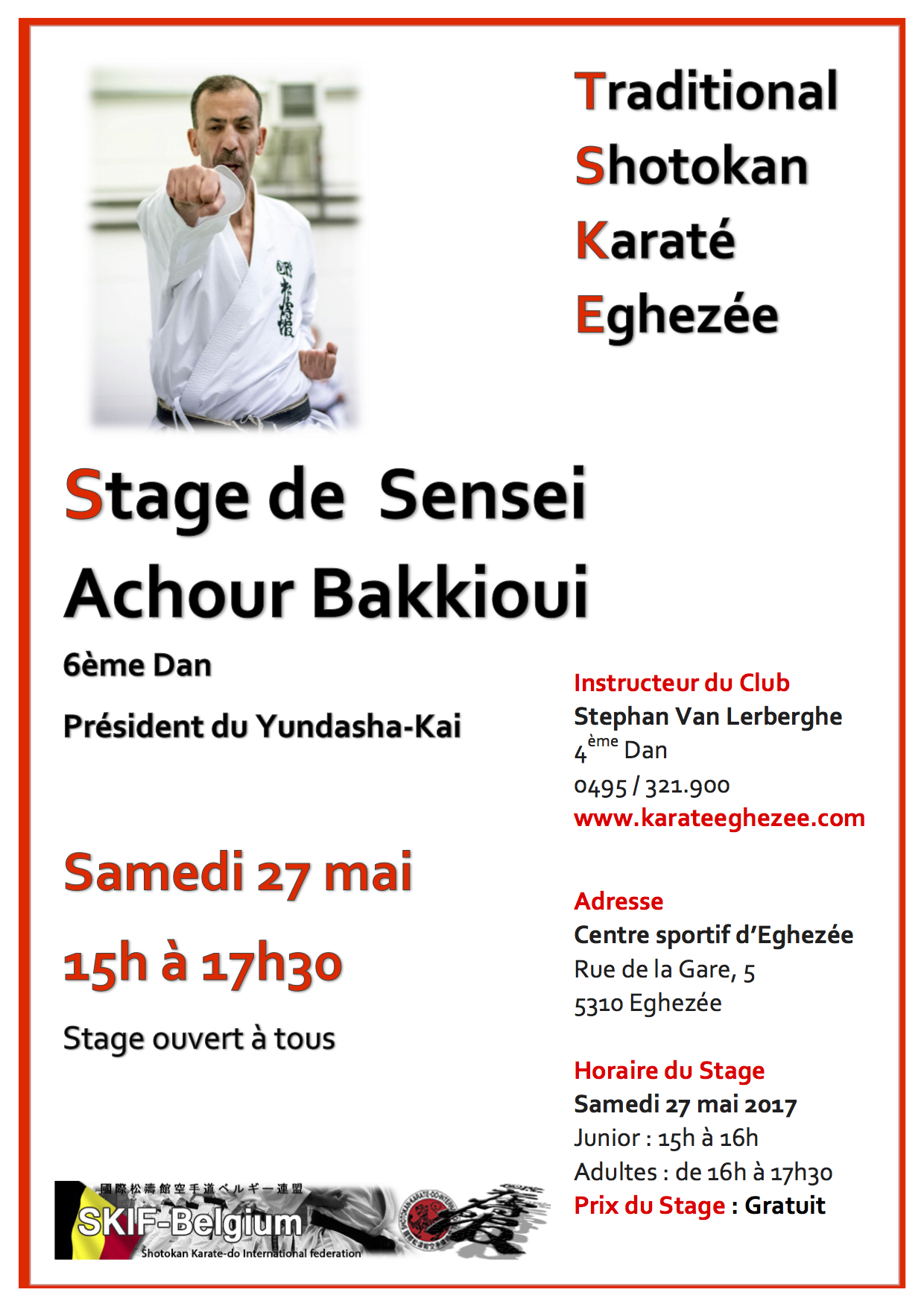 Tsk egheze e 2017 cours sensei achour 27 mai 2017